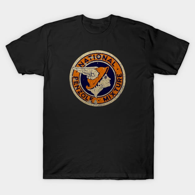 National Benz Vintage Gasoline T-Shirt by Midcenturydave